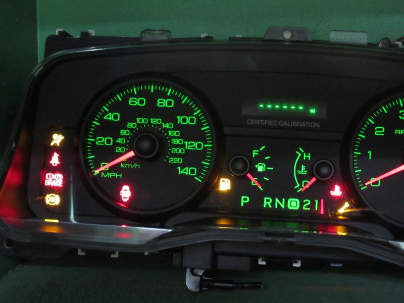 09-11 CROWN VICTORIA P71 INSTRUMENT GAUGE CLUSTER SPEEDO TACH MILEAGE 