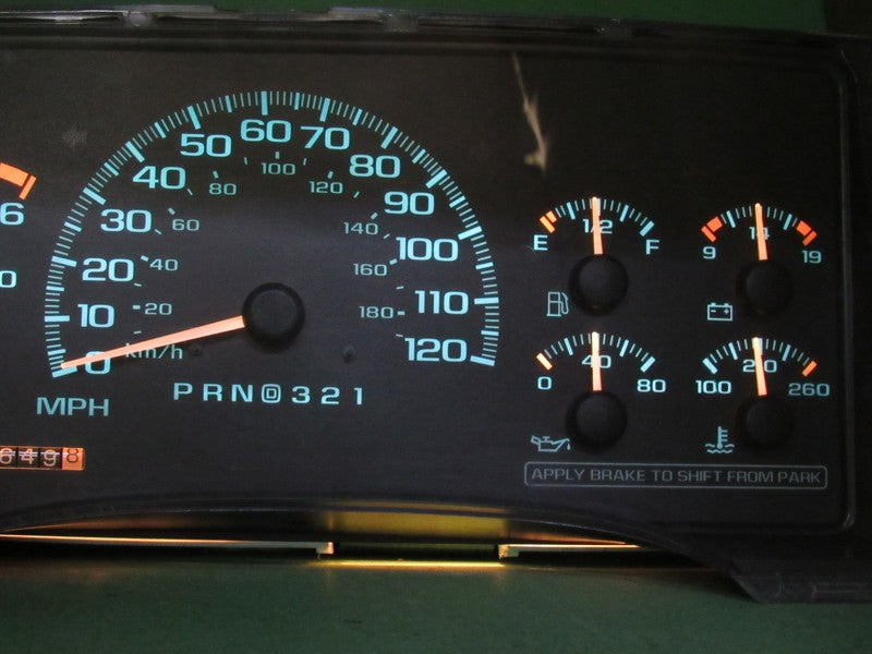 99-00 ESCALADE TAHOE YUKON INSTRUMENT GAUGE CLUSTER SPEEDO TACH 255K R