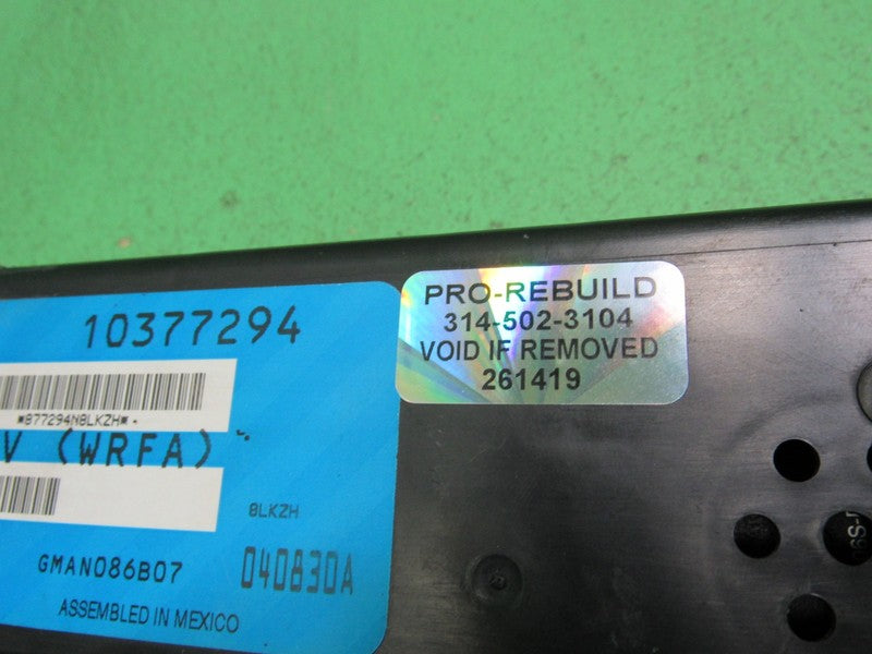 10377294 04-05 SATURN VUE BCM BODY CONTROL MODULE TESTED 173K MILES VE