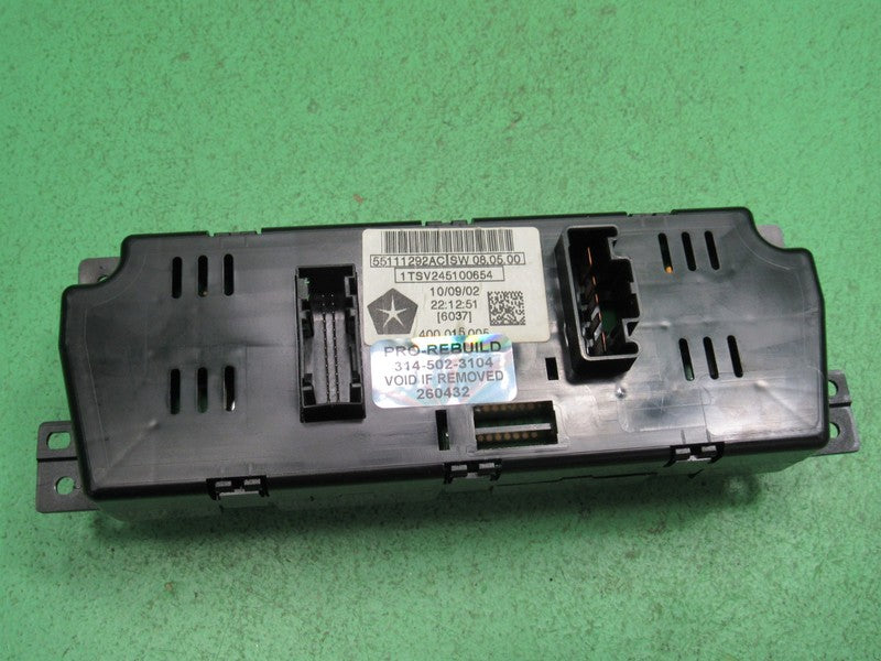 55111292AC 11-12 RAM TRUCK A/C HEATER CLIMATE TEMPERTURE CONTROL REBUI