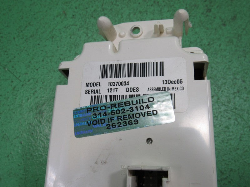 10370034 SILVERADO TAHOE SIERRA YUKON AC MANUAL CLIMATE CONTROL LED RE