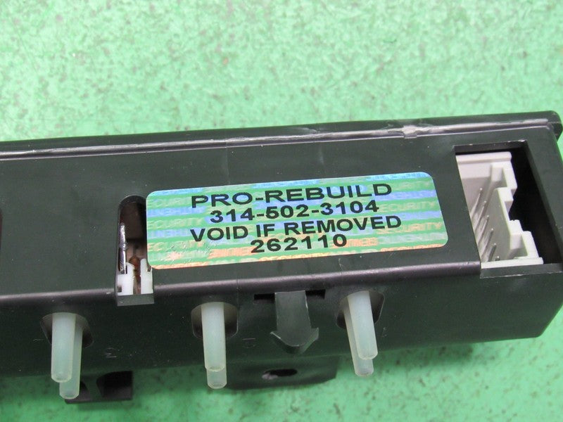 16050460 CHEVROLET CORVETTE C5 AC MANUAL CLIMATE TEMP PROGRAMMER TESTE