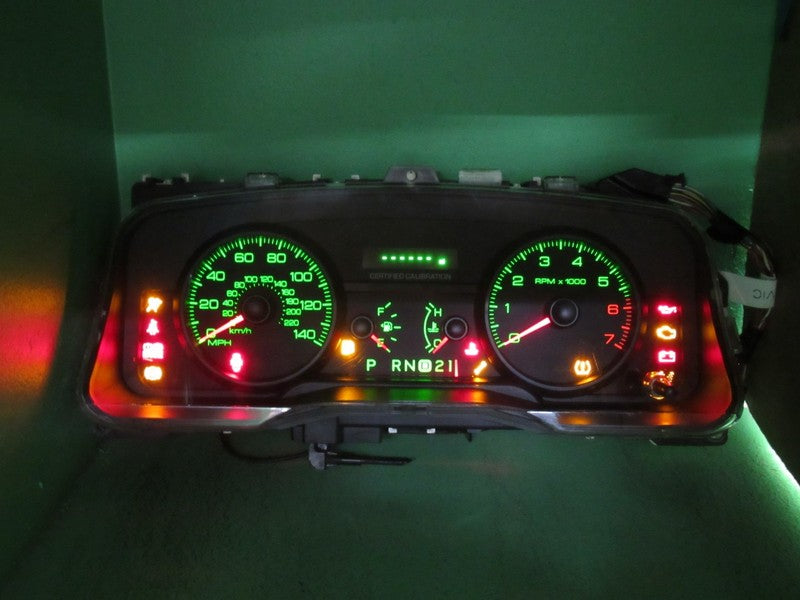 09-11 CROWN VICTORIA P71 INSTRUMENT GAUGE CLUSTER SPEEDO TACH MILEAGE 