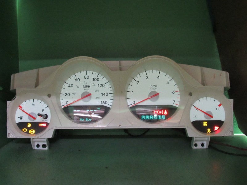 06 MAGNUM CHARGER 160MPH INSTRUMENT GAUGE CLUSTER SPEEDO TACH MILEAGE 