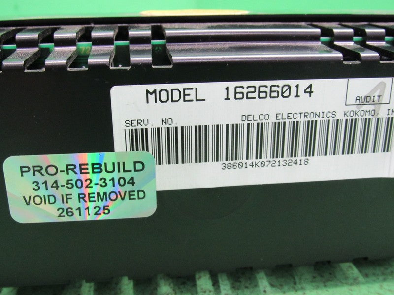 16266014 97-05 BUICK REGAL CENTURY A/C DIGITAL CLIMATE TEMP CONTROL RE