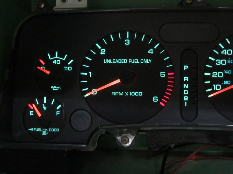 94-97 DODGE RAM GAS INSTRUMENT GAUGE CLUSTER SPEEDOMETER TACH 142K TES