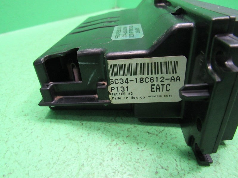 05-07 F250 F350 EATC AUTOMATIC CLIMATE HEATER CONTROL 6C34-18C612-AA R