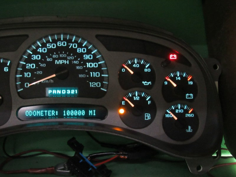 03-04 GMC YUKON DENALI INSTRUMENT GAUGE CLUSTER SPEEDO MILEAGE PROG RE