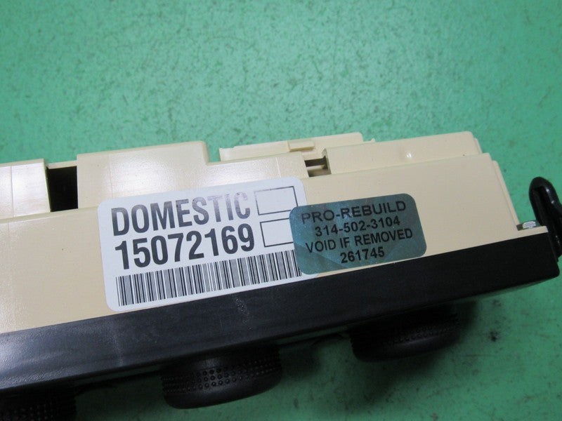 15072169 02 CADILLAC ESCALADE A/C AUTO CLIMATE TEMP CONTROL REBUILT 17