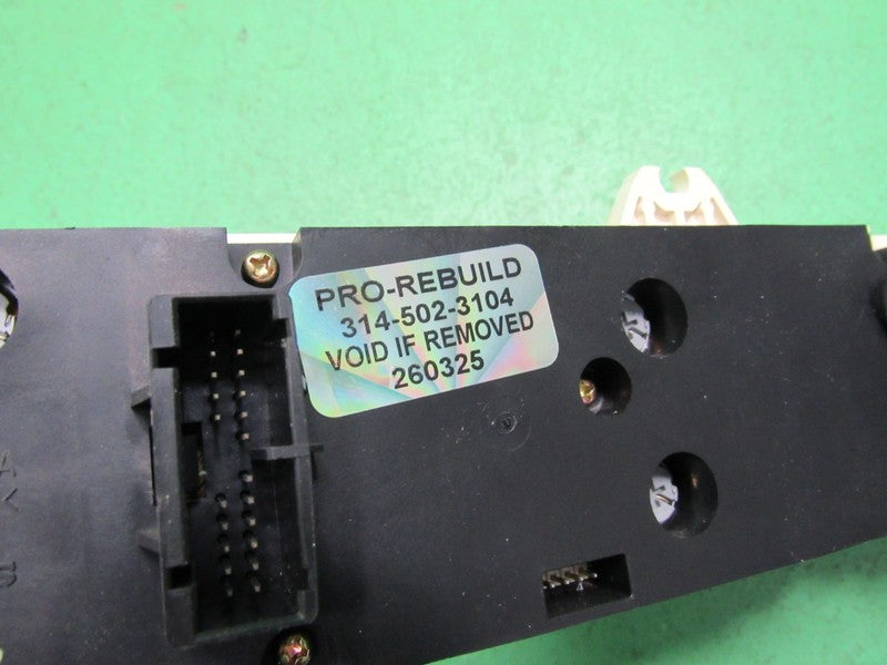 98-00 HONDA ACCORD MANUAL AC HEATER CLIMATE TEMPERTURE CONTROL REBUILT