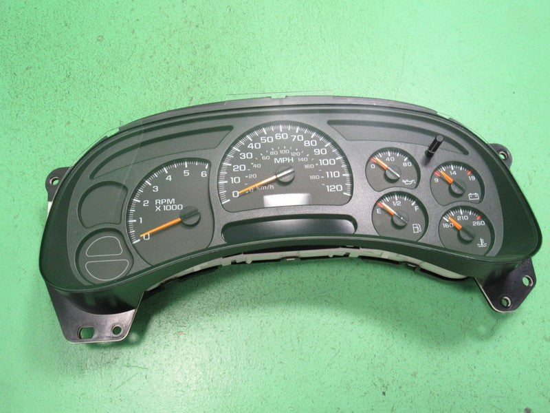 03-05 SILVERADO SIERRA TAHOE INSTRUMENT GAUGE CLUSTER MILEAGE PROG REB