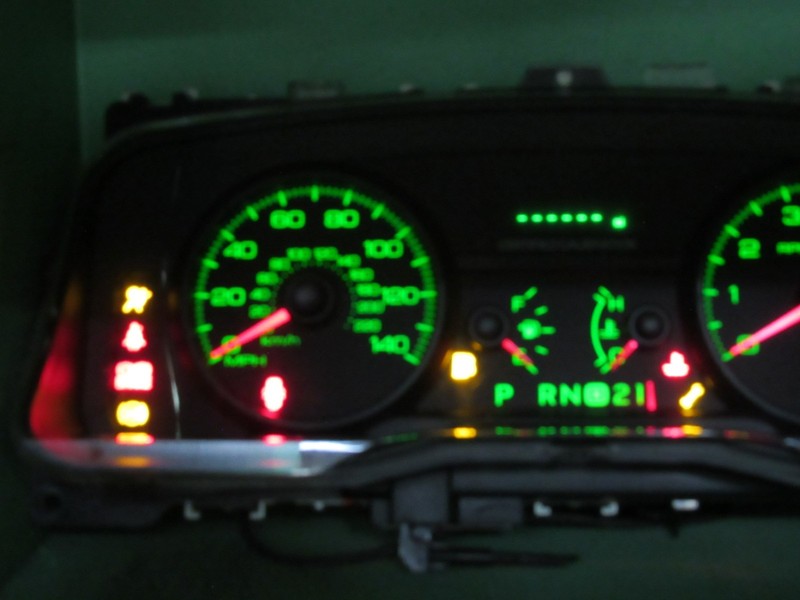 09-11 CROWN VICTORIA P71 INSTRUMENT GAUGE CLUSTER SPEEDO TACH MILEAGE 