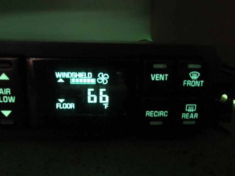16236054 00-05 BUICK LESABRE AC DIGITAL HEATER CLIMATE TEMP CONTROL RE
