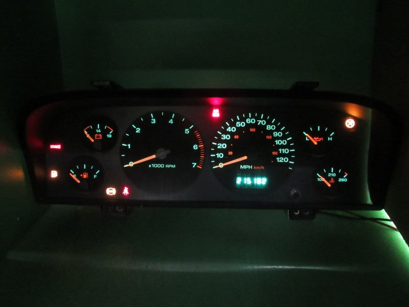 02-04 JEEP GRAND CHEROKEE WJ INSTRUMENT GAUGE CLUSTER MILEAGE PROG REB