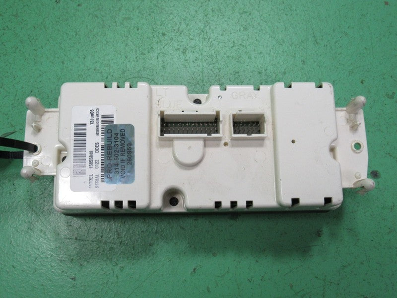 15855848 TAHOE ESCALADE SILVERADO AC DIGITAL CLIMATE TEMP CONTROL LED 
