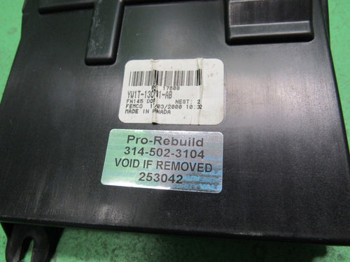 00 LINCOLN TOWN CAR KEYLESS DOOR ENTRY MODULE UNIT YW1T-13C791-AB REBU
