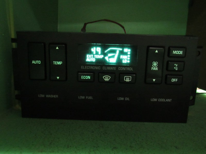 16157334 92-93 BUICK ROADMASTER A/C DIGITAL TEMP CLIMATE CONTROL REBUI