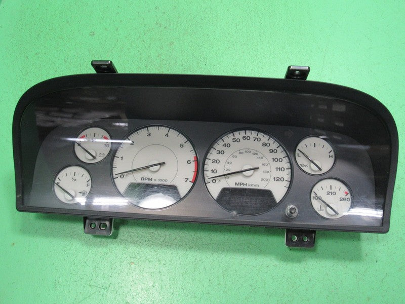 02-04 JEEP GRAND CHEROKEE WJ INSTRUMENT GAUGE CLUSTER MILEAGE PROG REB