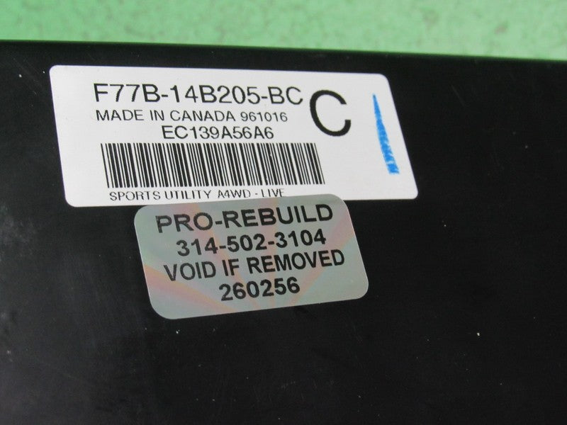 F77B-14B205-BC FORD EXPLORER 4.0L 4X4 BCM GEM MULTIFUNCTION MODULE REB