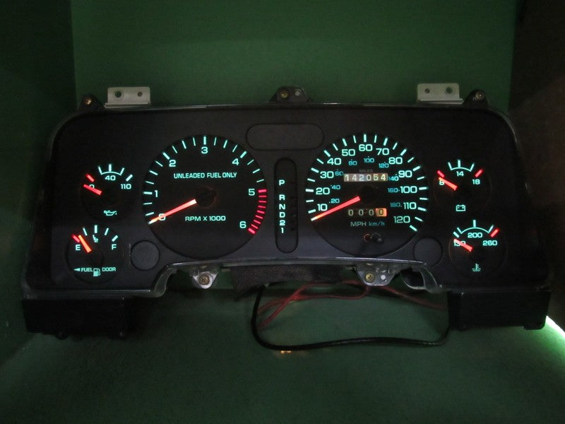 94-97 DODGE RAM GAS INSTRUMENT GAUGE CLUSTER SPEEDOMETER TACH 142K TES