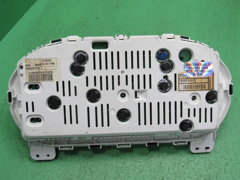 02-05 HONDA CIVIC SI EP3 INSTRUMENT GAUGE CLUSTER SPEEDO TACH 86K TEST