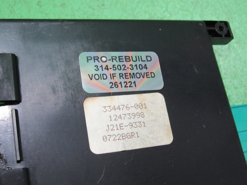 12473998 SILVERADO YUKON TAHOE SIERRA POWER SEAT CONTROL MEMORY MODULE