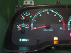 00-01 DODGE RAM GAS INSTRUMENT GAUGE CLUSTER SPEEDOMETER TACH 210K TES