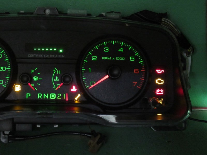 09-11 CROWN VICTORIA P71 INSTRUMENT GAUGE CLUSTER SPEEDO TACH MILEAGE 