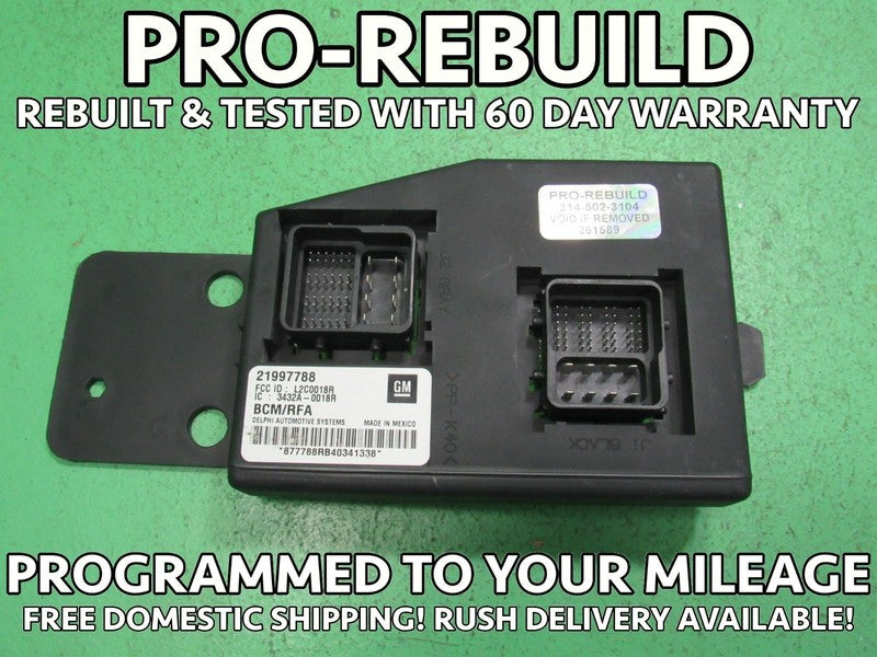 04 COLORADO CANYON BCM BODY CONTROL MODULE VIN AND MILEAGE PROGRAMMED 