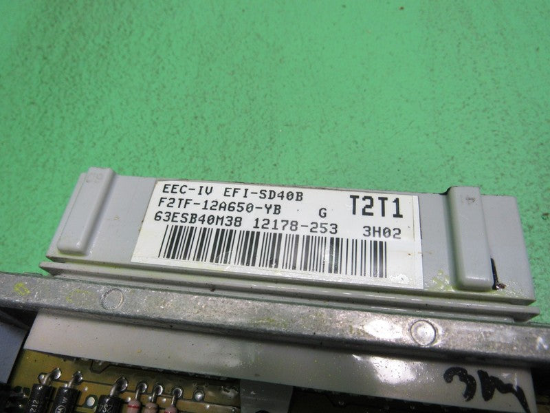 T2T1 FORD E150 E250 5.0 ECU ECM PCM ENGINE COMPUTER F2TF-12A650-YB REB