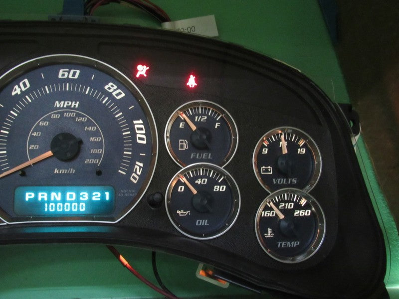 02 CADILLAC ESCALADE INSTRUMENT GAUGE CLUSTER SPEEDO MILEAGE PROG REBU