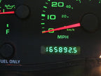 02-03 F250 F350 DIESEL INSTRUMENT GAUGE CLUSTER GAUGES SPEEDO TACH 165