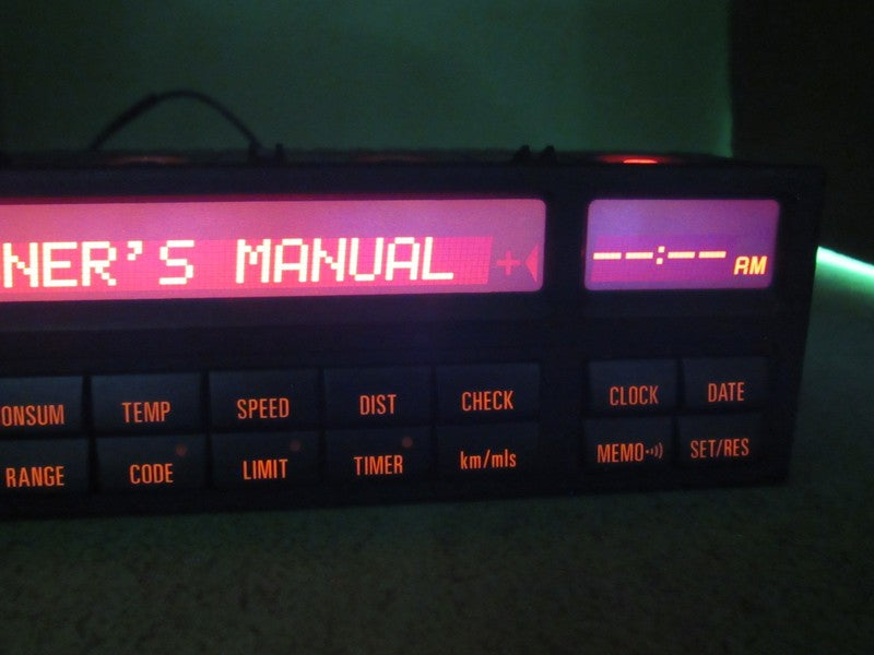 92-99 BMW E36 DIC 18-BUTTON DRIVER INFO CENTER DISPLAY ON BOARD TRIP C