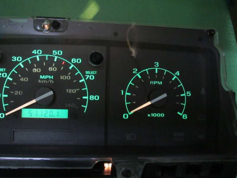 92-93 FORD BRONCO F150 F250 INSTRUMENT GAUGE CLUSTER SPEEDO TACH 51k T