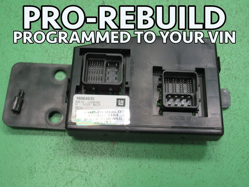 05-06 COLORADO CANYON i280 BCM BODY CONTROL MODULE VIN AND MILEAGE PRO