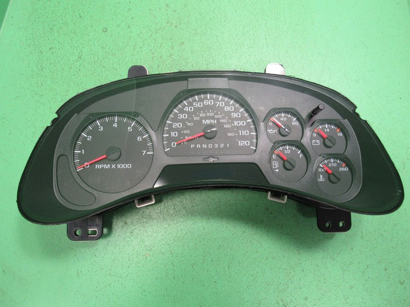06-09 TRAILBLAZER INSTRUMENT GAUGE CLUSTER SPEEDOMETER MILEAGE PROG RE