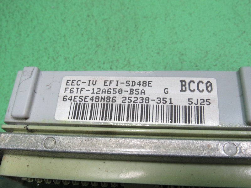 BCC0 Ford F250 F350 7.5L ECU ECM PCM ENGINE COMPUTER F6TF-12A650-BSA R