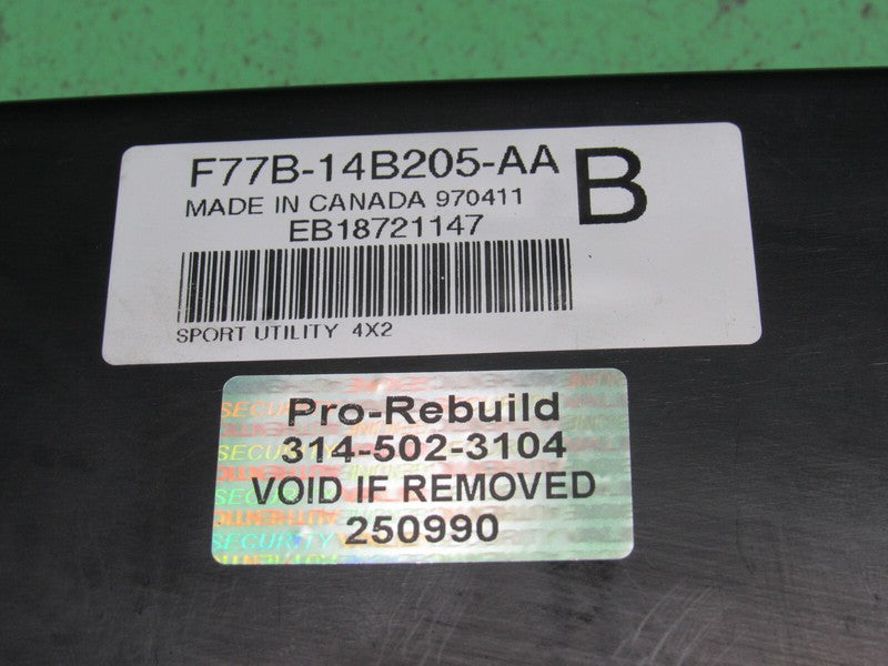 F77B-14B205-AA FORD EXPLORER MOUNTAINEER BCM GEM MULTIFUNCTION MODULE 