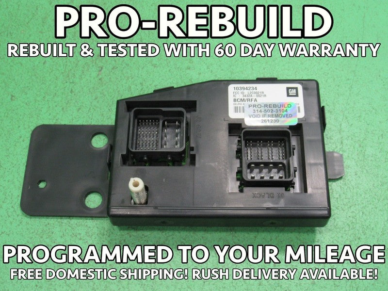 05-06 COLORADO CANYON i280 BCM BODY CONTROL MODULE VIN AND MILEAGE PRO