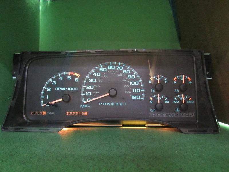 99-00 ESCALADE TAHOE YUKON INSTRUMENT GAUGE CLUSTER SPEEDO TACH 288K R