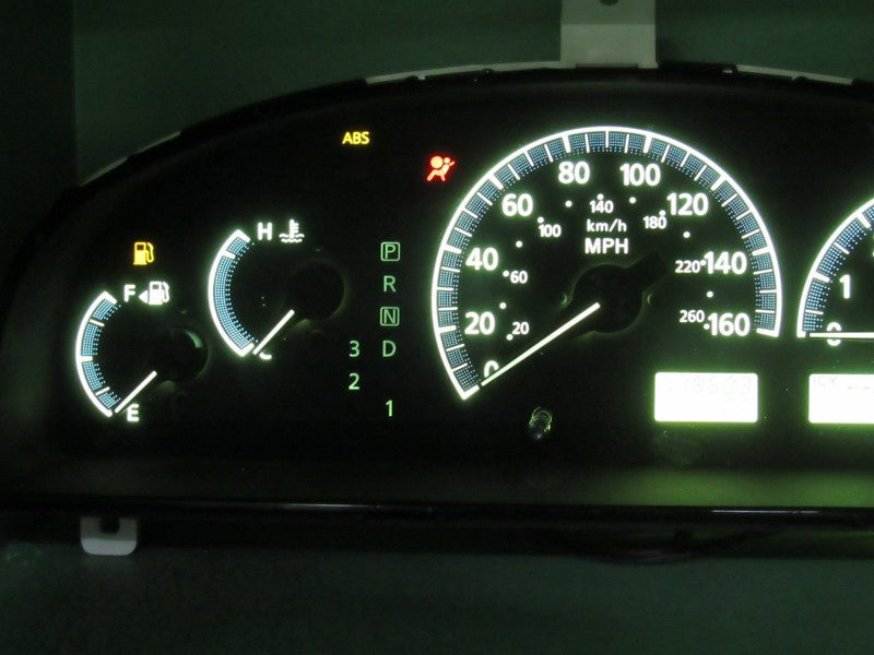 02-04 I35 BASE INSTRUMENT GAUGE CLUSTER GAUGES SPEEDO TACH 118k TESTED