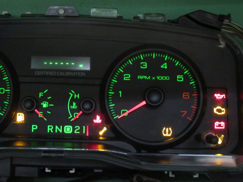 09-11 CROWN VICTORIA P71 INSTRUMENT GAUGE CLUSTER SPEEDO TACH MILEAGE 