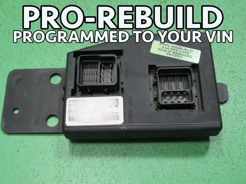 04 COLORADO CANYON BCM BODY CONTROL MODULE VIN AND MILEAGE PROGRAMMED 