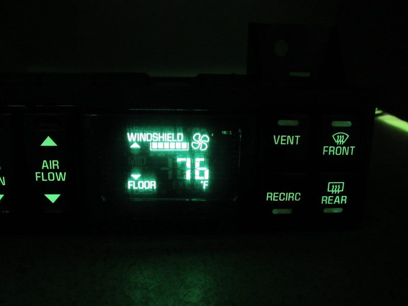 16214484 95-99 LESABRE 95-96 PARK AVE AC DIGITAL CLIMATE TEMP CONTROL 