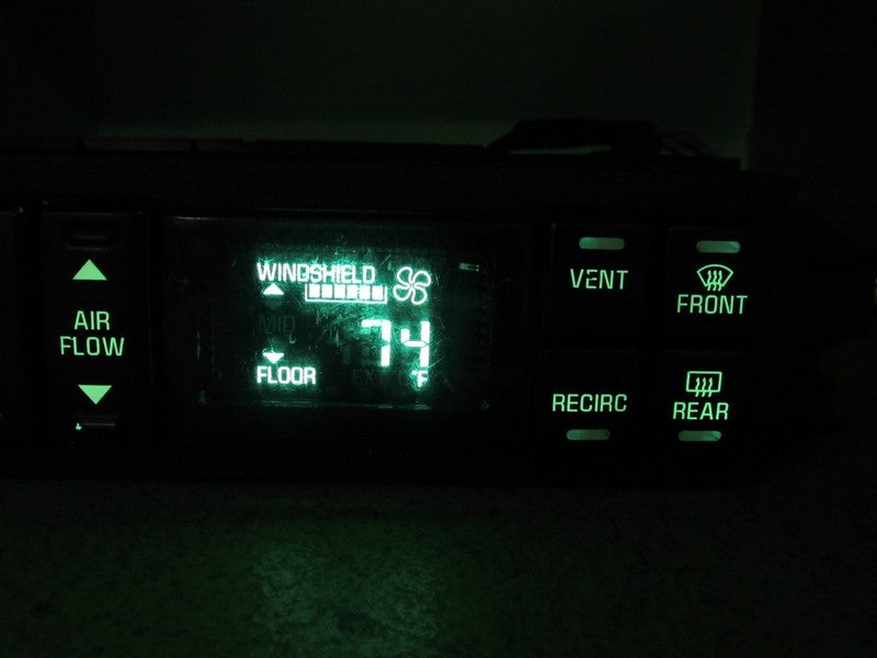 16202304 97-05 BUICK PARK AVE AC DIGITAL CLIMATE TEMPERATURE CONTROL R