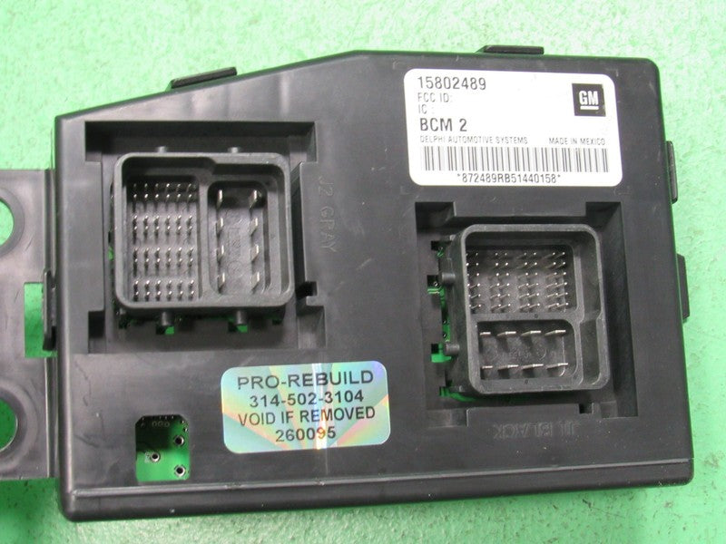 05-06 COLORADO CANYON i280 BCM BODY CONTROL MODULE VIN AND MILEAGE PRO