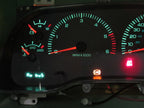 98 DODGE RAM GAS INSTRUMENT GAUGE CLUSTER SPEEDOMETER TACH 269K TESTED