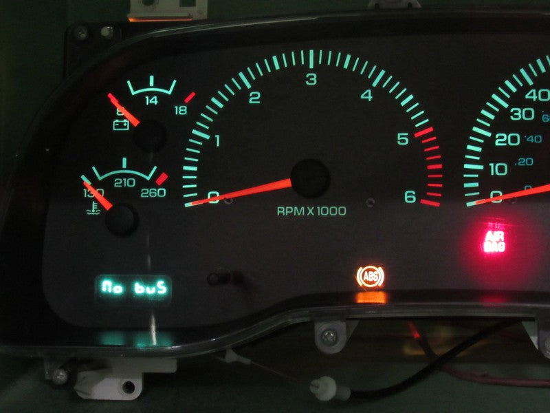98 DODGE RAM GAS INSTRUMENT GAUGE CLUSTER SPEEDOMETER TACH 269K TESTED