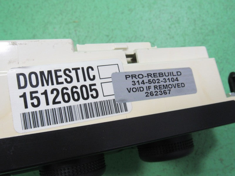 15126605 02 CADILLAC ESCALADE A/C AUTO CLIMATE TEMP CONTROL REBUILT 23