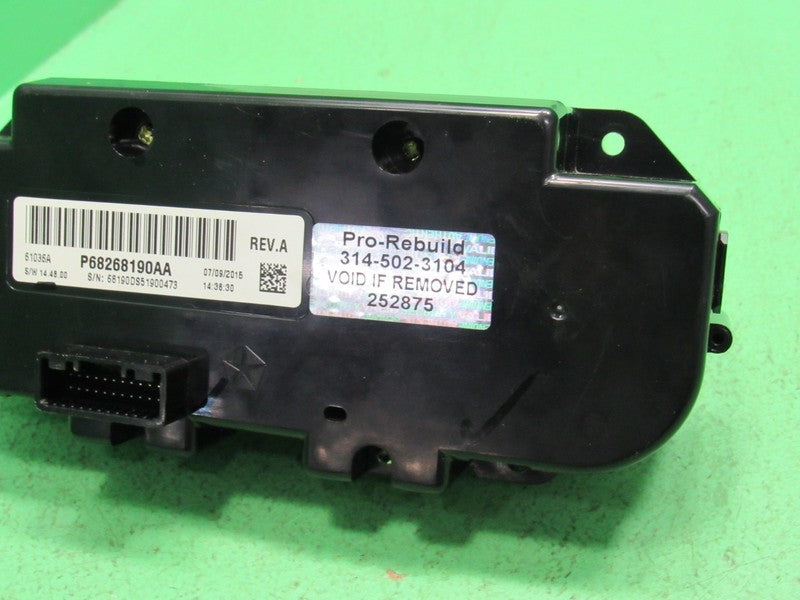 68268190AA 13-18 RAM TRUCK A/C HEATER CLIMATE TEMPERTURE CONTROL TESTE